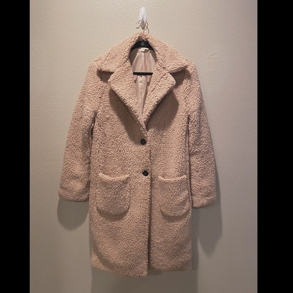 SOLD - Brand new long teddy coat - Picture 3 of 3